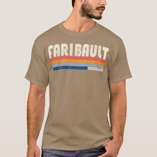 ヴィンテージ レトロ 70年代 80年代 スタイル 故郷 ファリボール Tシャツ (正面)