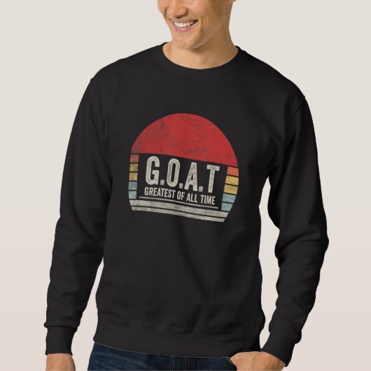ヴィンテージ レトロ G O A T 史上最高 Goat 1 スウェットシャツ (正面)