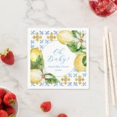 ヴィンテージ レモン シャワーナプキン スタンダードカクテルナプキン (インサイチュ)