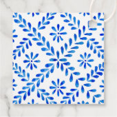 ヴィンテージ レモン ベイビー シャワーフェイバー スクエア ステッカー フェイバータグ (裏面)