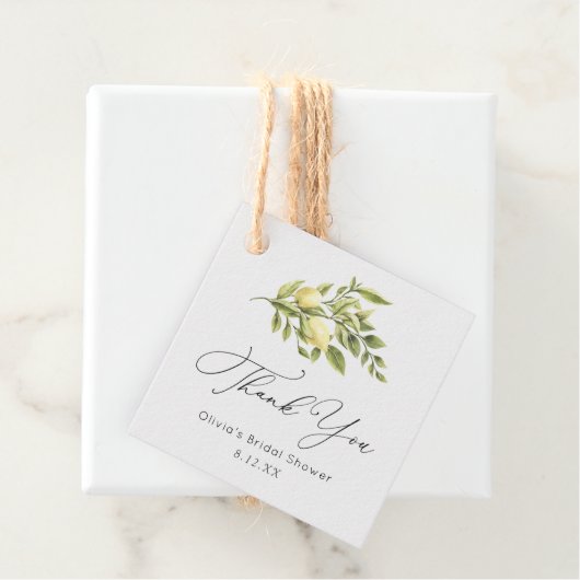 ヴィンテージ レモン 感謝の気持ちを伝えるタグ フェイバータグ (インサイチュ)