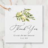 ヴィンテージ レモン 感謝の気持ちを伝えるタグ フェイバータグ (正面)