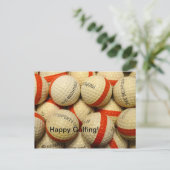 ヴィンテージ – レンジゴルフボール ポストカード (スタンド正面)