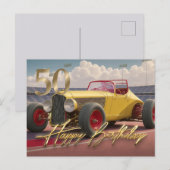 ヴィンテージ レーシング カー ハッピー50周年 ポストカード (正面/裏面)
