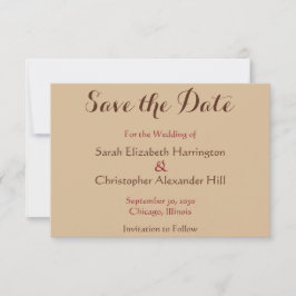 ヴィンテージ レースの植物図案を使った結婚式のSave the Date セーブザデート
