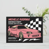 ヴィンテージ レース カー への招待 招待状 (スタンド正面)