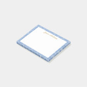 ヴィンテージ ロココ 花 フラワー 名前入り ポストイット (アングル)