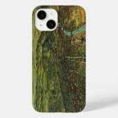 ヴィンテージ ロサンゼルス カリフォルニア州と川の地図 Case-Mate iPhoneケース (裏面)