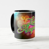 ヴィンテージ ロサンゼルス ロゴ マグカップ (正面左)
