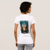 ヴィンテージ ロサンゼルス 日没 ポスター 印刷 クール カル Tシャツ (裏面フル)
