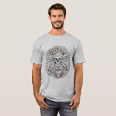 ヴィンテージ・ロッカー 髑髏と十字骨 Tシャツ (正面フル)