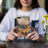 ヴィンテージ ロッキー山脈の秋の逃避行 Case-Mate iPhoneケース