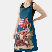 ヴィンテージ・ロデオ女性のカーボーイ・ヒッチン エプロン (インサイチュ)