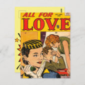 ヴィンテージ・ロマンス ポストカード (正面/裏面)