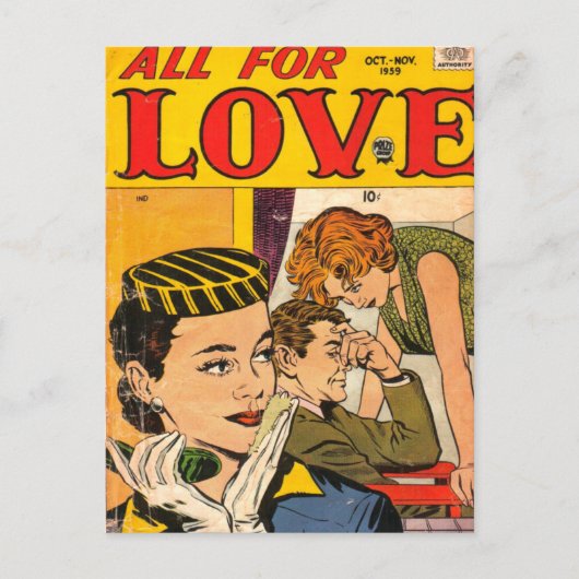 ヴィンテージ・ロマンス ポストカード (正面)