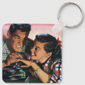 ヴィンテージ・ロマンス、高校生愛の恋人 キーホルダー (裏面)