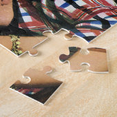 ヴィンテージ・ロマンス、高校生愛の恋人 ジグソーパズル (側面)