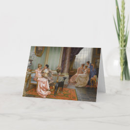 ヴィンテージ、ロマンチックなグリーティングカード カード