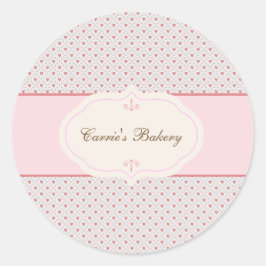 ヴィンテージ ロマンティック フレーム ベーカリー ラベル