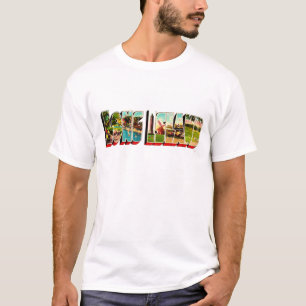ヴィンテージ ロングアイランド ポストカード Tシャツ