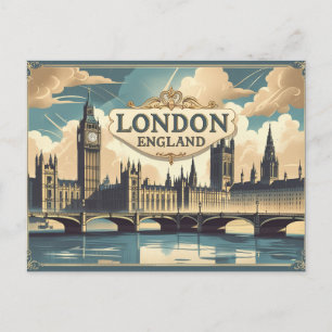 ヴィンテージ ロンドンの風景 ポストカード