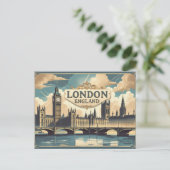 ヴィンテージ ロンドンの風景 ポストカード (スタンド正面)