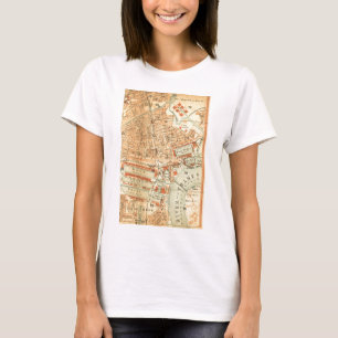 ヴィンテージ ロンドン ストリート マップ Tシャツ