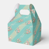 ヴィンテージ ローズ柄 お菓子箱 フェイバーボックス (裏面サイド)