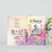 ヴィンテージ ローズ お別れの式 テンプレート (スタンド正面)