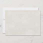 ヴィンテージ ローズ ウェディング 招待状 (裏面)