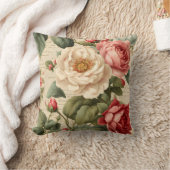 ヴィンテージ ローズ ジャンク ジャーナル クッション (ブランケット)