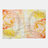 ヴィンテージ ローズ タオル (横)