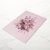 ヴィンテージ ローズ バレンタイン カード (回転した状態)