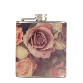 ヴィンテージ ローズ フラスク