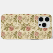 ヴィンテージ ローズ フローラル パターン Case-Mate iPhoneケース (裏面 (横))