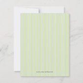 ヴィンテージ ローズ ブーケ ガーデン パーティ 招待状 (裏面)