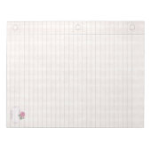 ヴィンテージ ローズ & ヴェラム 小規模ビジネス ノート (正面)