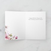 ヴィンテージ ローズ 母の日のカード カード (内部)