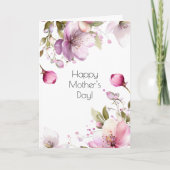 ヴィンテージ ローズ 母の日のカード カード (正面)