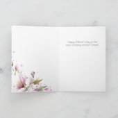 ヴィンテージ ローズ 母の日のカード カード (内部)