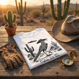 ヴィンテージ ロードランナー UFO ウエスタン デザート バード カウボーイ Tシャツ