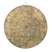 ヴィンテージ·ロード·アイランド地図（1875年） ダーツボード (正面)