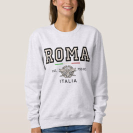ヴィンテージ ローマ イタリア カレッジ スウェットシャツ
