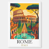 ヴィンテージ ローマ イタリア コロッセオ 旅行 マグネット (正面)