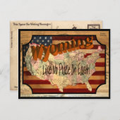 ヴィンテージ ワイオミング州 古いポストカード ポストカード (正面/裏面)