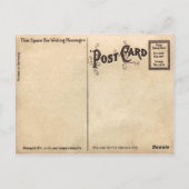 ヴィンテージ ワイオミング州 古いポストカード ポストカード (裏面)