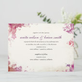 ヴィンテージ ワイナリー ウェディング インビテーション (スタンド正面)