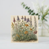 ヴィンテージ ワイルドフラワーズ カード (スタンド正面)