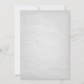 ヴィンテージ ワイルドフラワーズ ガーデン ウェディング 招待状 (裏面)