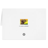 ヴィンテージ ワイルド アニマルズ、アフリカゾウと夕焼け (裏面横)